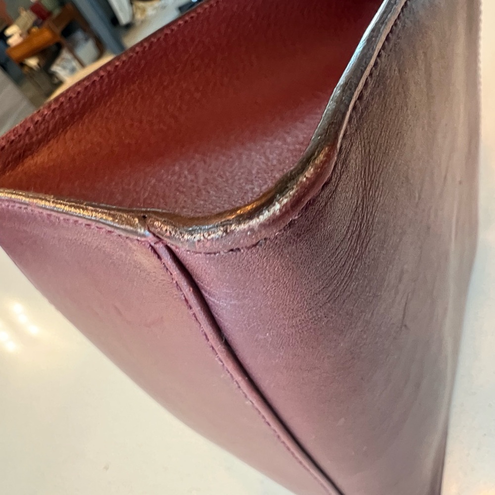 Rare Coach 6701 Bridle Top Handle Kelly Bag, Burgundy, Good Vintage Condition - Picture 14 of 16